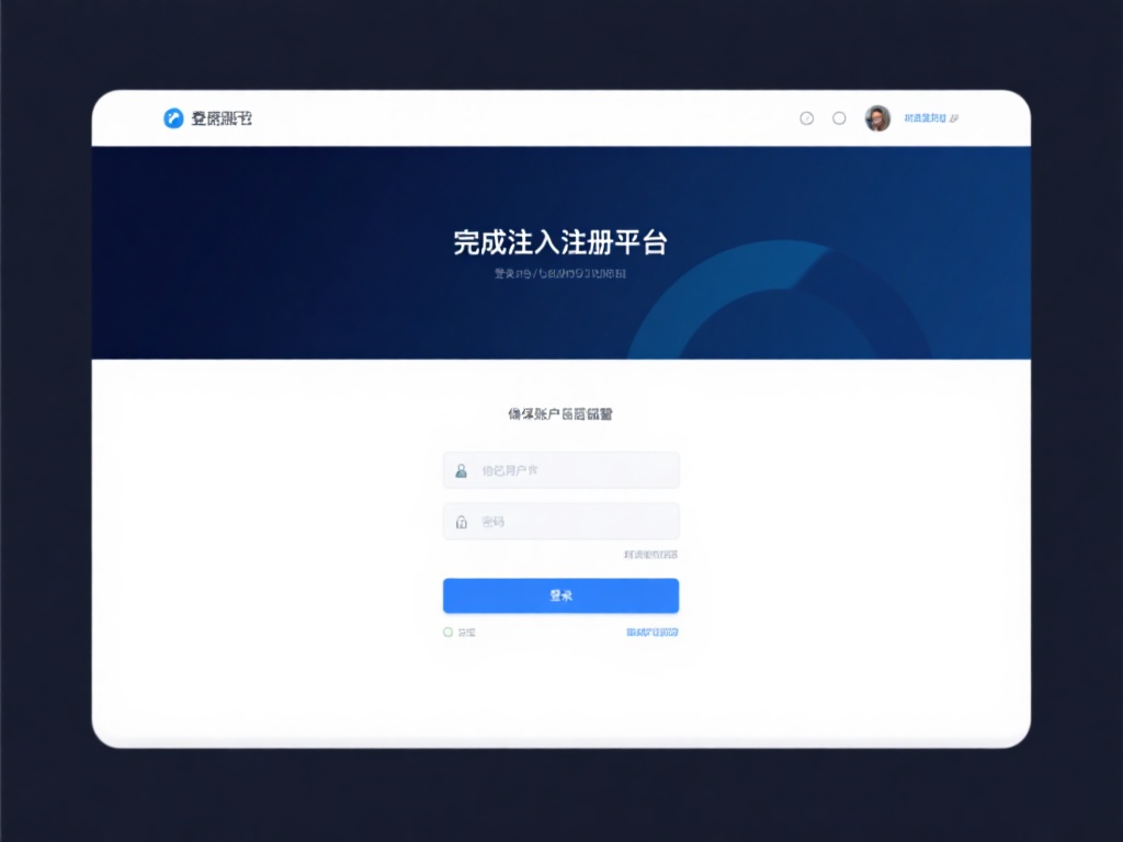 完成注册后，登录是进入平台的第一步。登录过程同样简